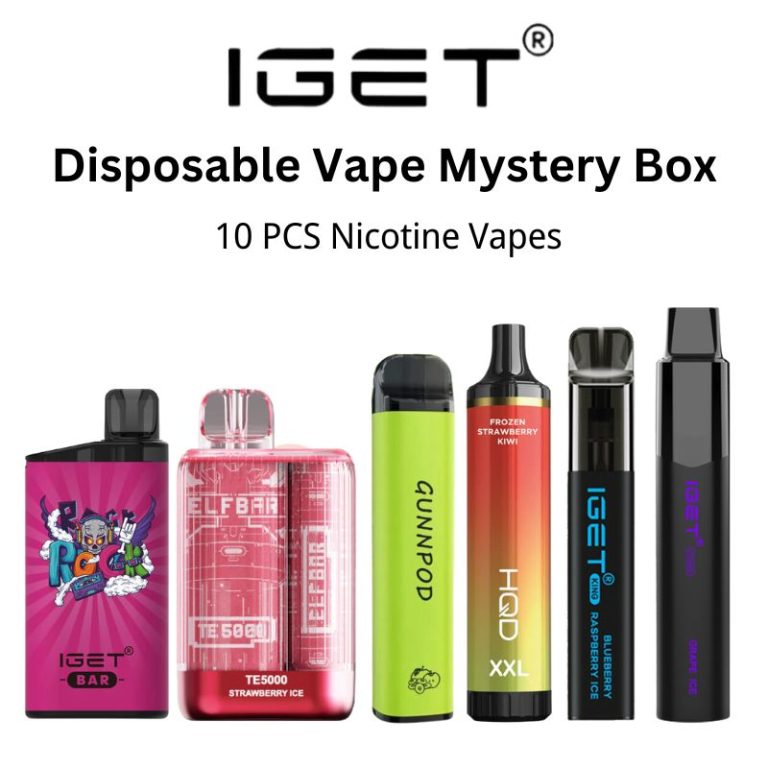 Disposable Vapes Mystery Box - 10PCS - IGET Legend Australia